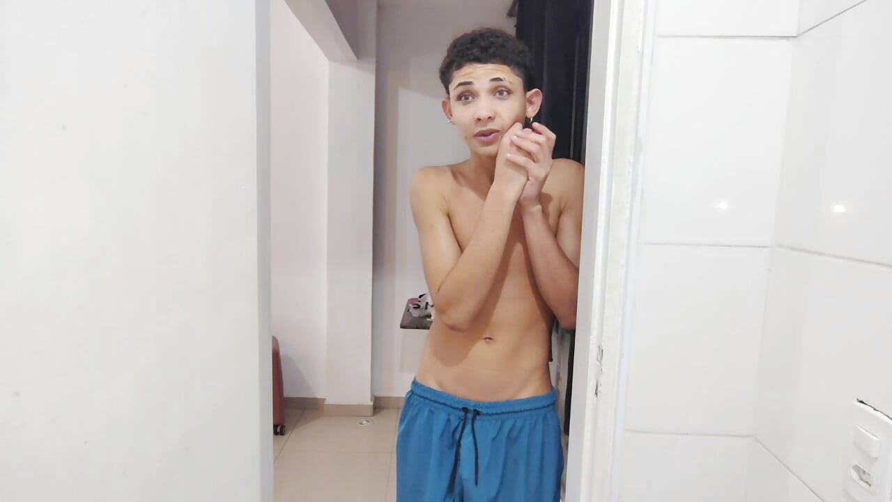 Thumbnail of The stepson watching from the bathroom door