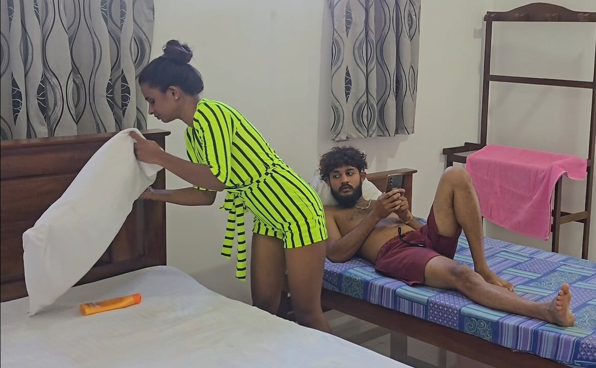 Thumbnail of Sharing a hotel room with my desi stepsister