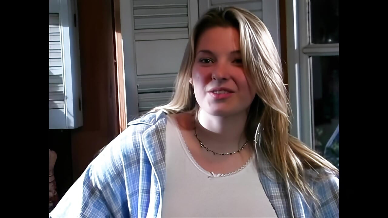 Thumbnail of Sunnie Daye tries a big mature cock for the first time