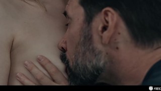 Thumbnail of Sugar daddy freeze fucks 18 year old Melody Marks in braces
