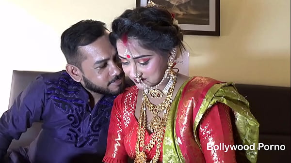 Thumbnail of Newly married Sudipa's first night sex and creampie, Hindi