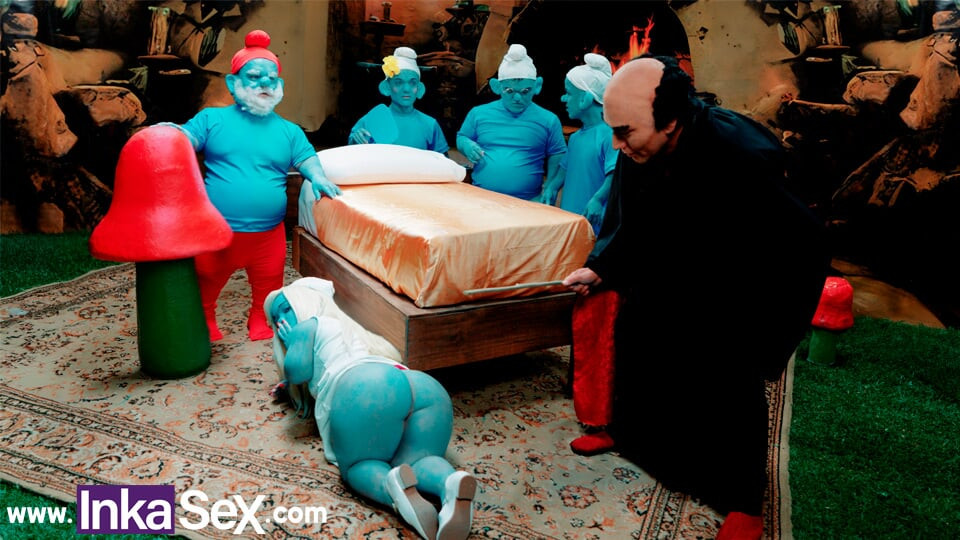 Thumbnail of Baixinha Bundudinha, a big-ass dwarf takes Garchamel anal — parody