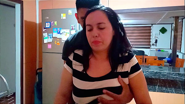 Thumbnail of My stepson's friend came to fuck me while I washed dishes