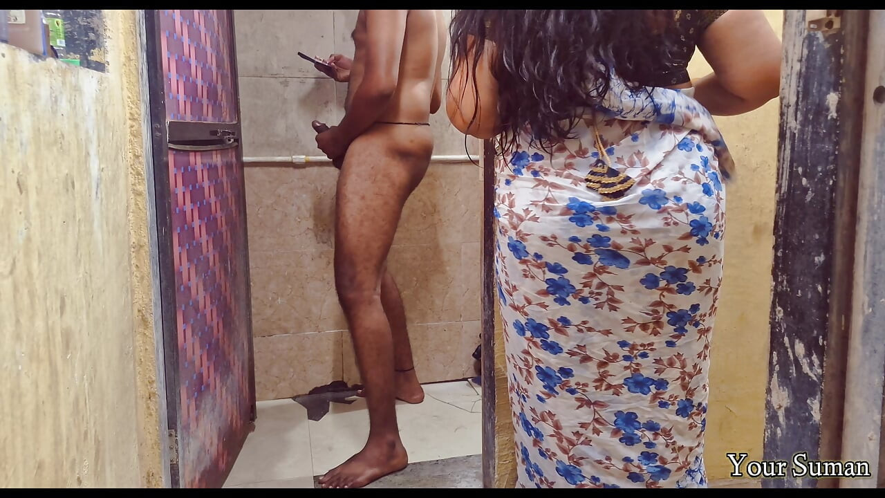 Thumbnail of POV: an Indian stepmom caught in the bathroom, horny — desi milf